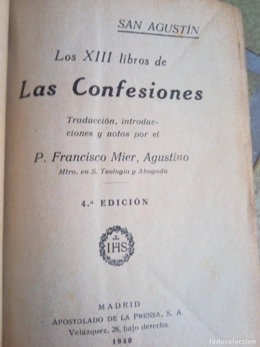Libros de segunda mano: Confesiones. Autor: San Agust&iacute;n - Foto 2