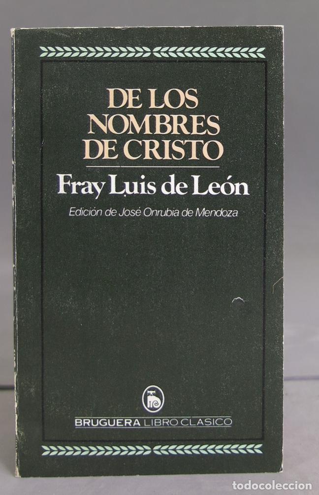 Libros de segunda mano: De los nombres de Cristo. Le&oacute;n - Foto 1