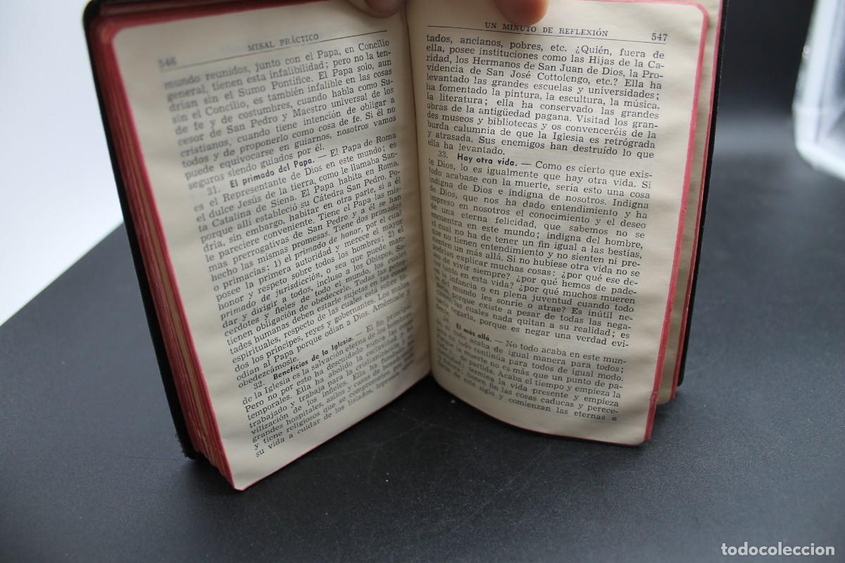 Libros de segunda mano: MISAL PR&Aacute;CTICO Y DEVOCIONARIO LUIS RIBERA EDITORIAL REGINA 1950 - Foto 7