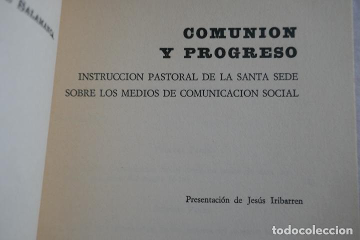 Libros de segunda mano: COMUNION Y PROGRESO - COLECCION DE PASTORAL APLICADA - Foto 7