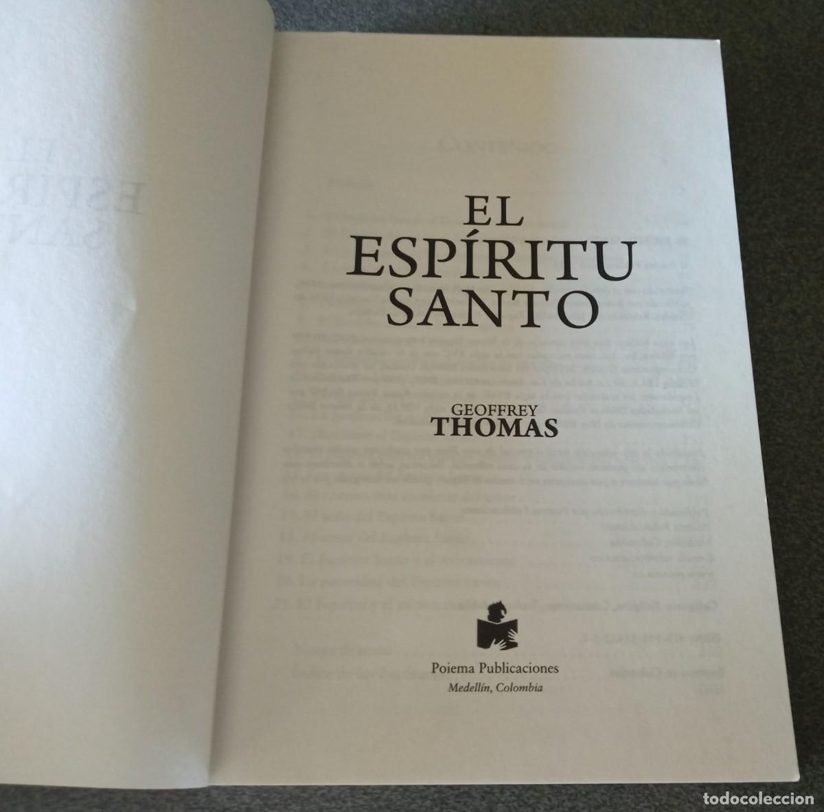 Libros de segunda mano: El Espiritu Santo Geoffrey Thomas - Foto 3