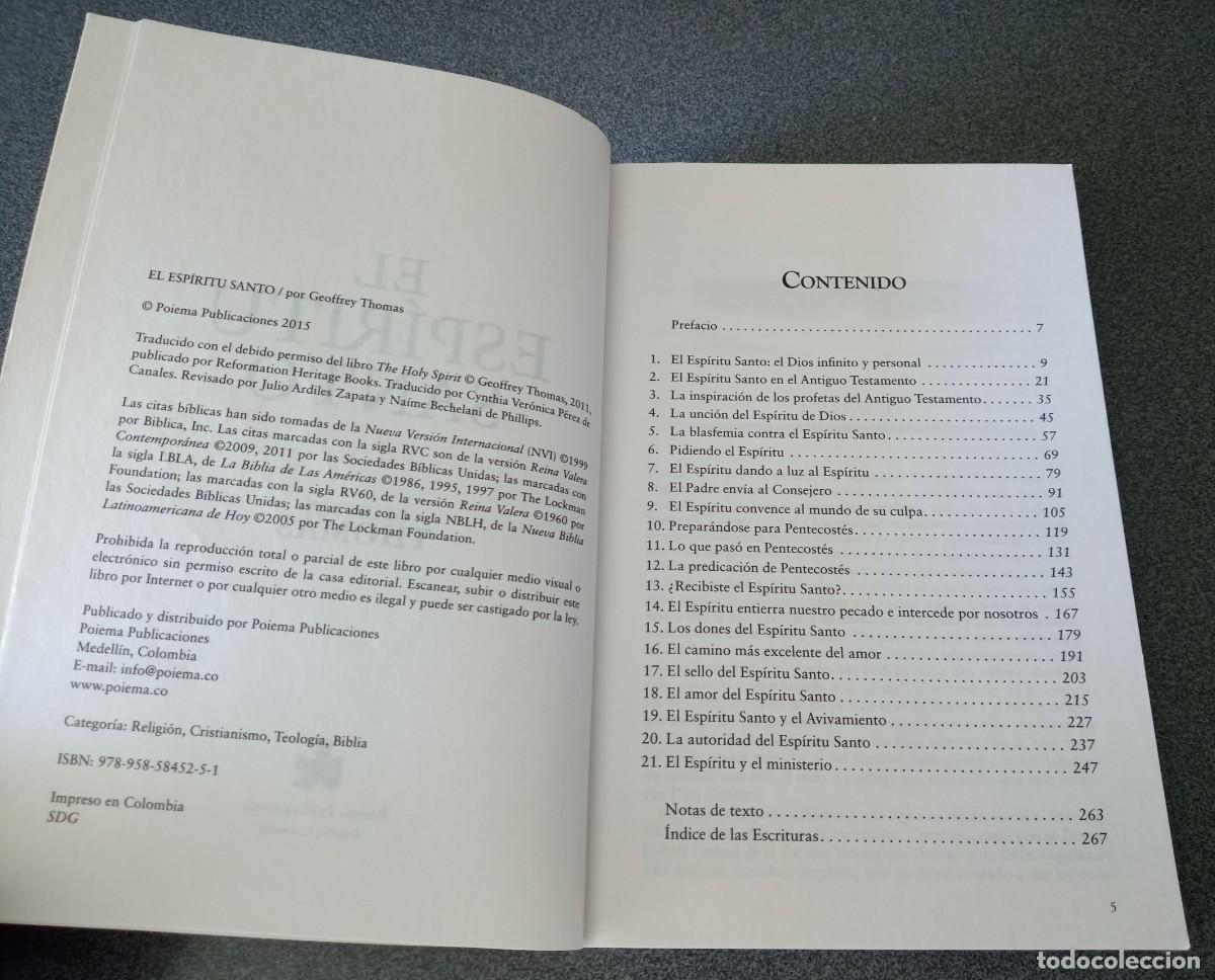 Libros de segunda mano: El Espiritu Santo Geoffrey Thomas - Foto 4