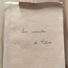 Libros de segunda mano: LAS MARAVILLAS DE FÁTIMA, APARICIONES, CULTO, MILAGROS - LUIS GONZAGA - GRÁFICAS CLARET 1943