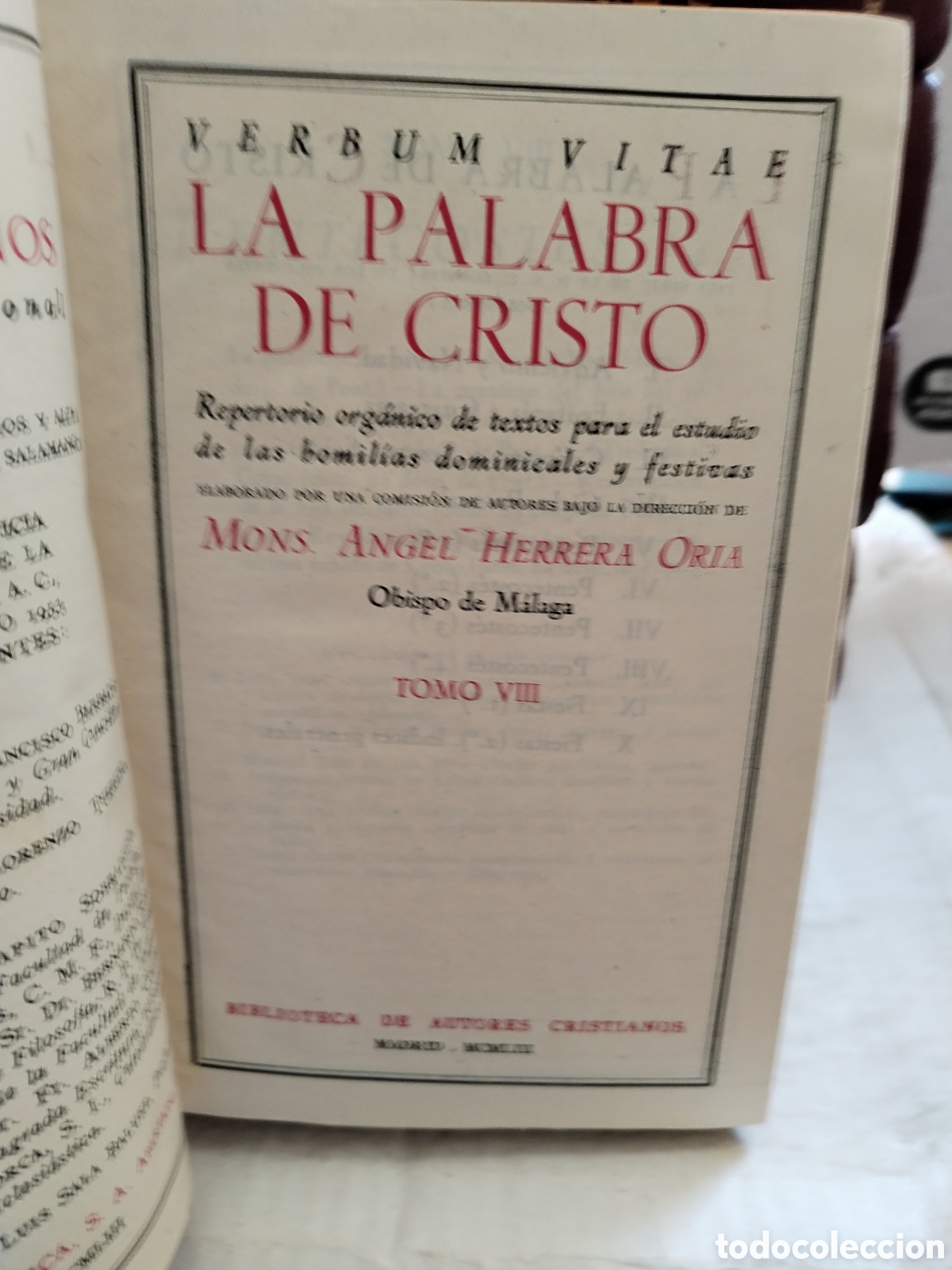 Libros de segunda mano: LA PALABRA DE CRISTO 8 TOMOS/B. A. C. - Foto 3