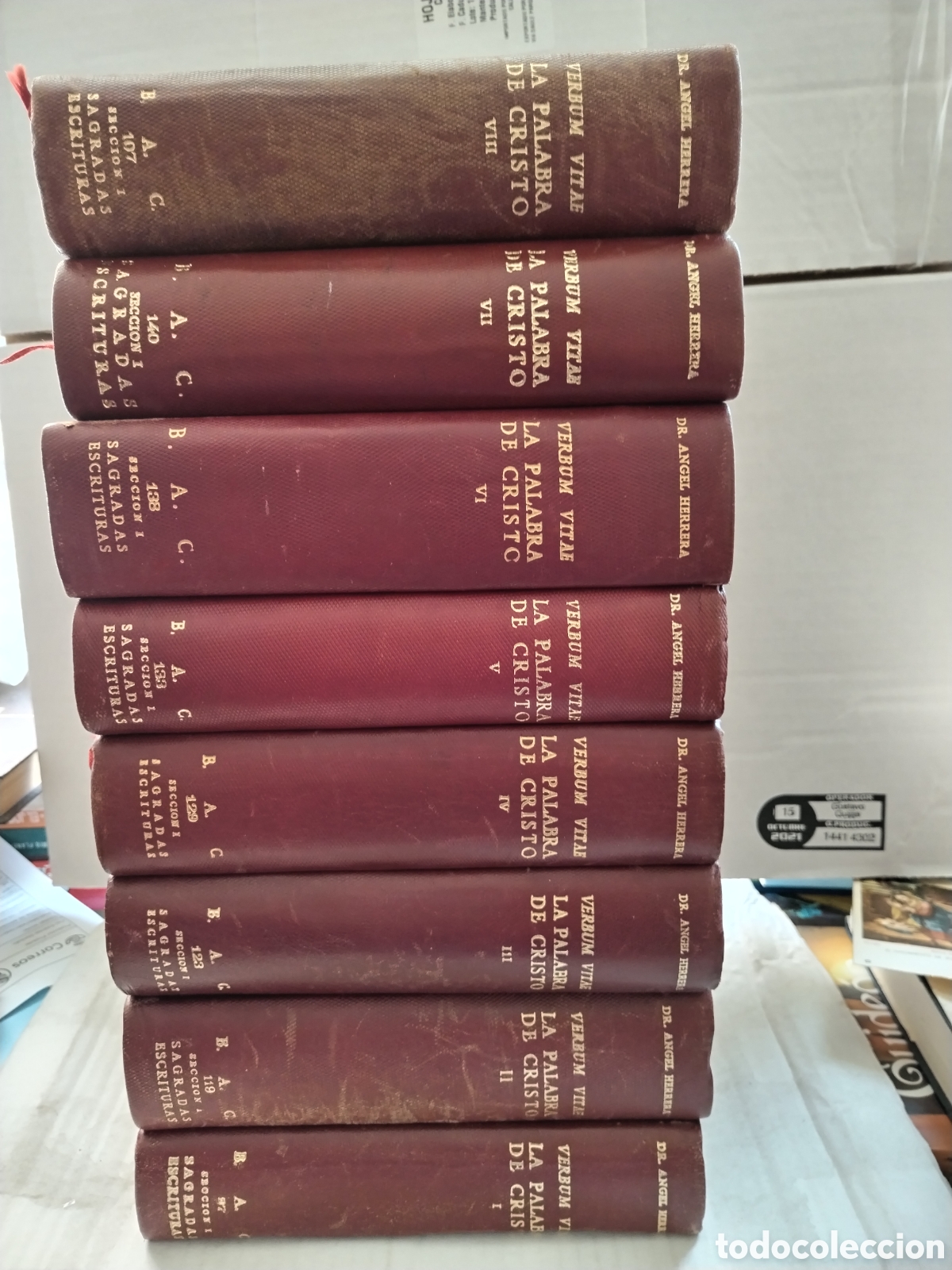 Libros de segunda mano: LA PALABRA DE CRISTO 8 TOMOS/B. A. C. - Foto 2