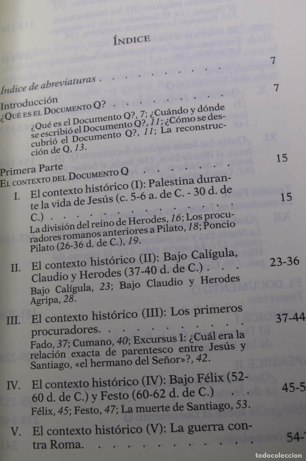 Libros de segunda mano: El Documento Q. C&eacute;sar Vidal - Foto 2
