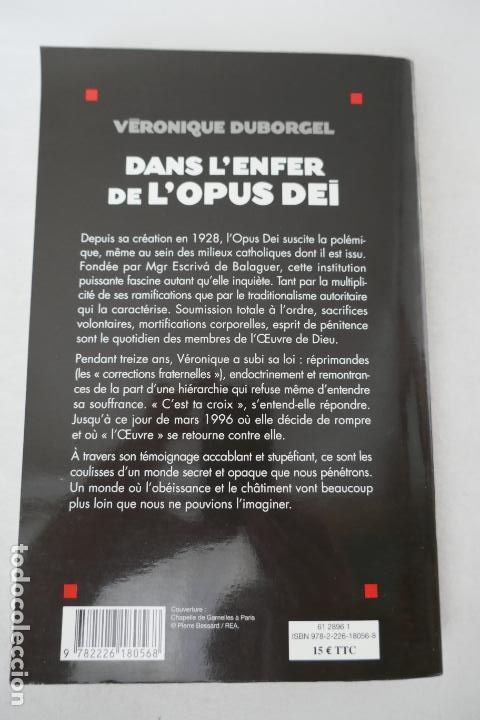 Libros de segunda mano: Dans lenfer de lOpus Dei - (en Franc&eacute;s) - e V&eacute;ronique Duborgel - Foto 8
