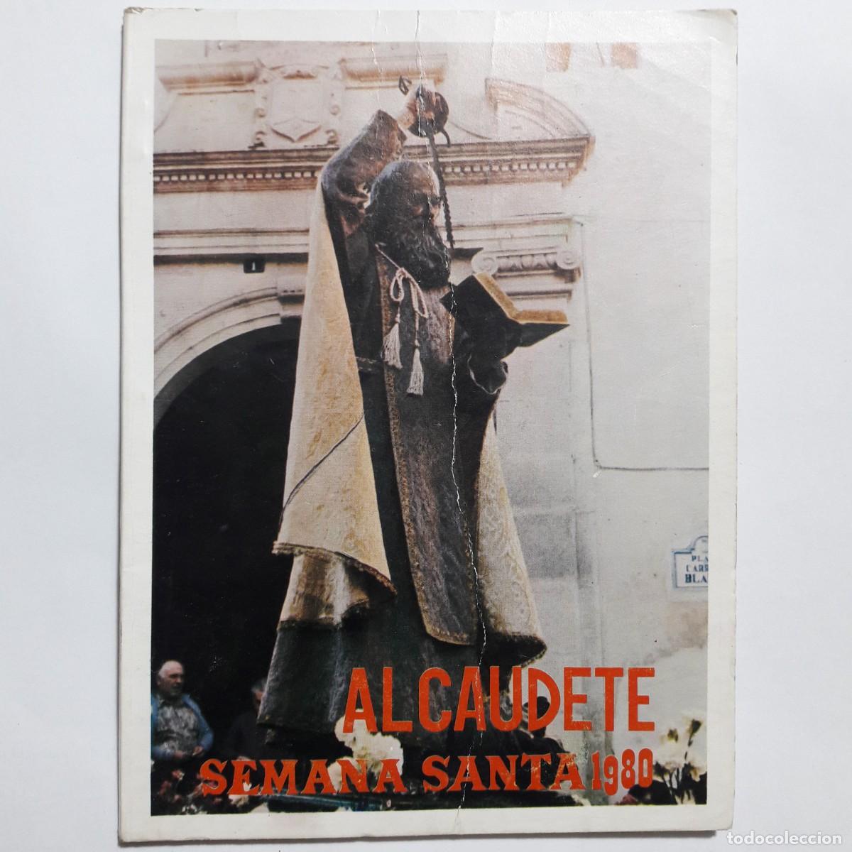 Libros de segunda mano: Libro Alcaudete Semana Santa 1980