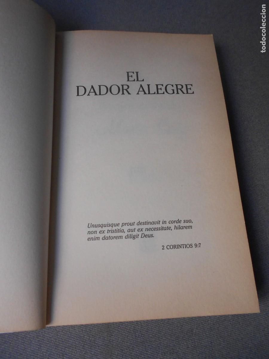 Libros de segunda mano: EL DADOR ALEGRE - Foto 2