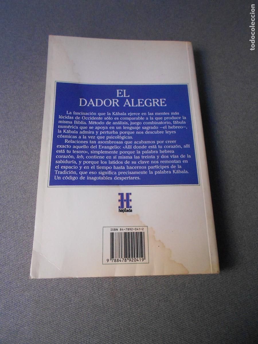 Libros de segunda mano: EL DADOR ALEGRE - Foto 5