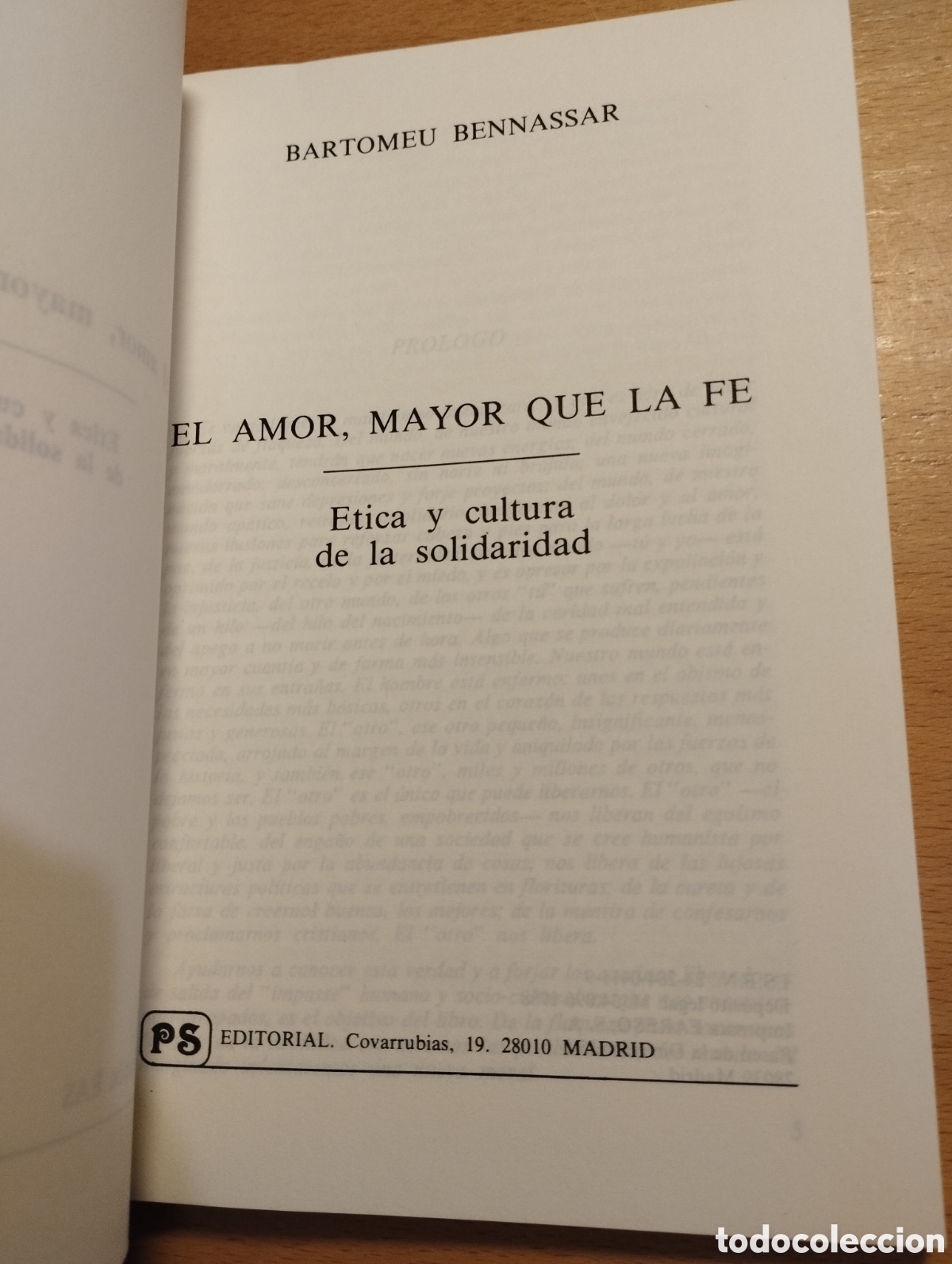 Libros de segunda mano: EL AMOR, MAYOR QUE LA FE (BARTOMEU BENNASSAR) - Foto 2