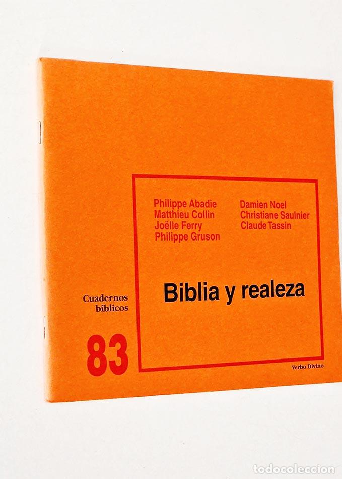 Second hand books: BIBLIA Y REALEZA. Cuadernos b&iacute;blicos 83 - ABADIE, Philippe Y VV. AA.
