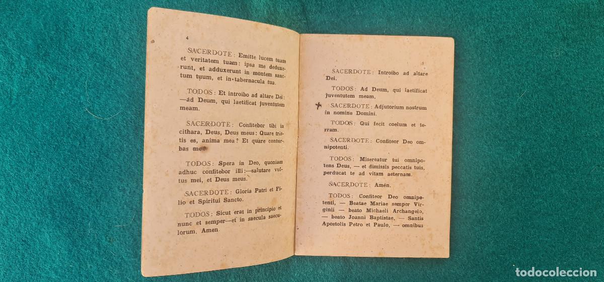 Libros de segunda mano: LIBRILLO MISA DIALOGADA - LA SANTA MISA - Foto 3