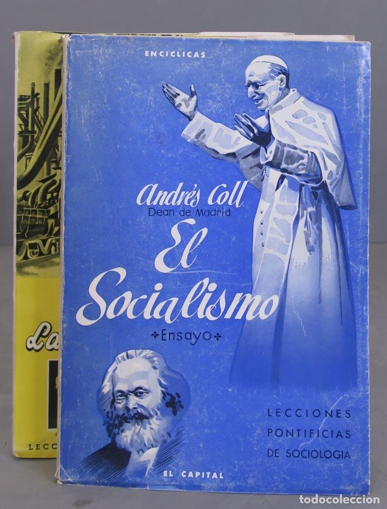 Libri di seconda mano: Lecciones pontificas de sociolog&iacute;a I y II. El socialismo y la produccion. DEDICADO POR AUTOR