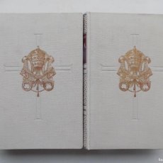 Libros de segunda mano: LIBRERIA GHOTICA. CASTIGLIONI. HISTORIA DE LOS PAPAS. 1948. 2 TOMOS EN FOLIO. MAPAS Y 425 FIGURAS
