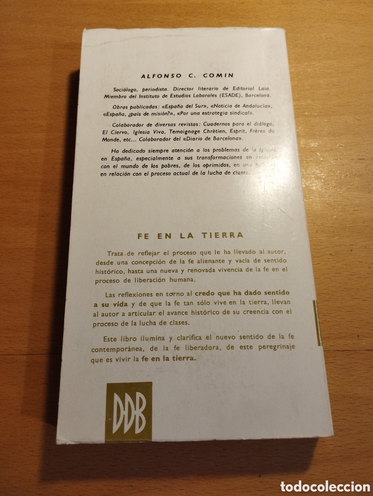 Libros de segunda mano: FE EN LA TIERRA (ALFONSO C. COMIN) - Foto 6