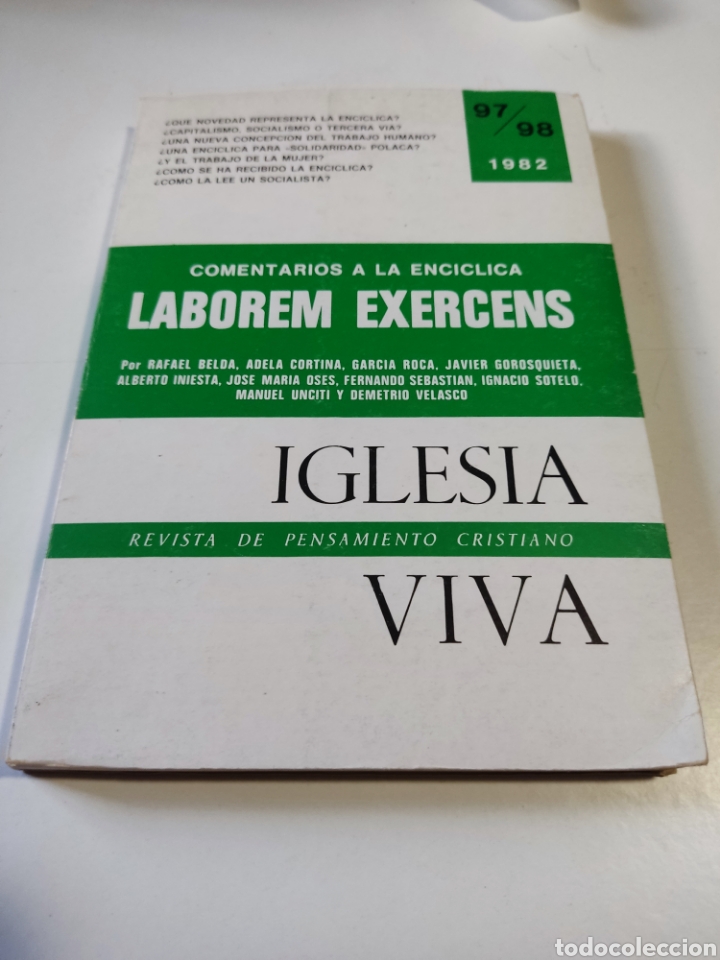 Libro iglesia viva comentarios a la enc&iacute;clica