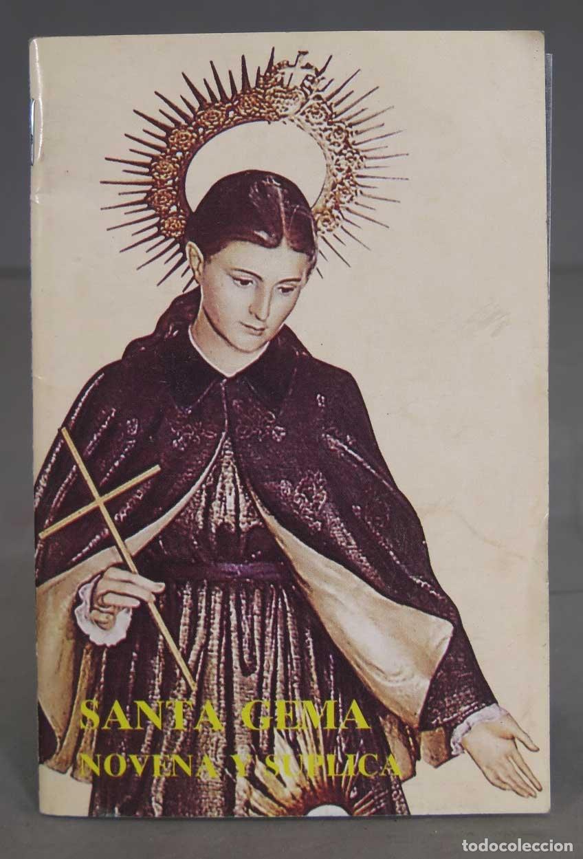Gebrauchte B&uuml;cher: SANTA GEMA. NOVENA Y SUPLICA. 1990