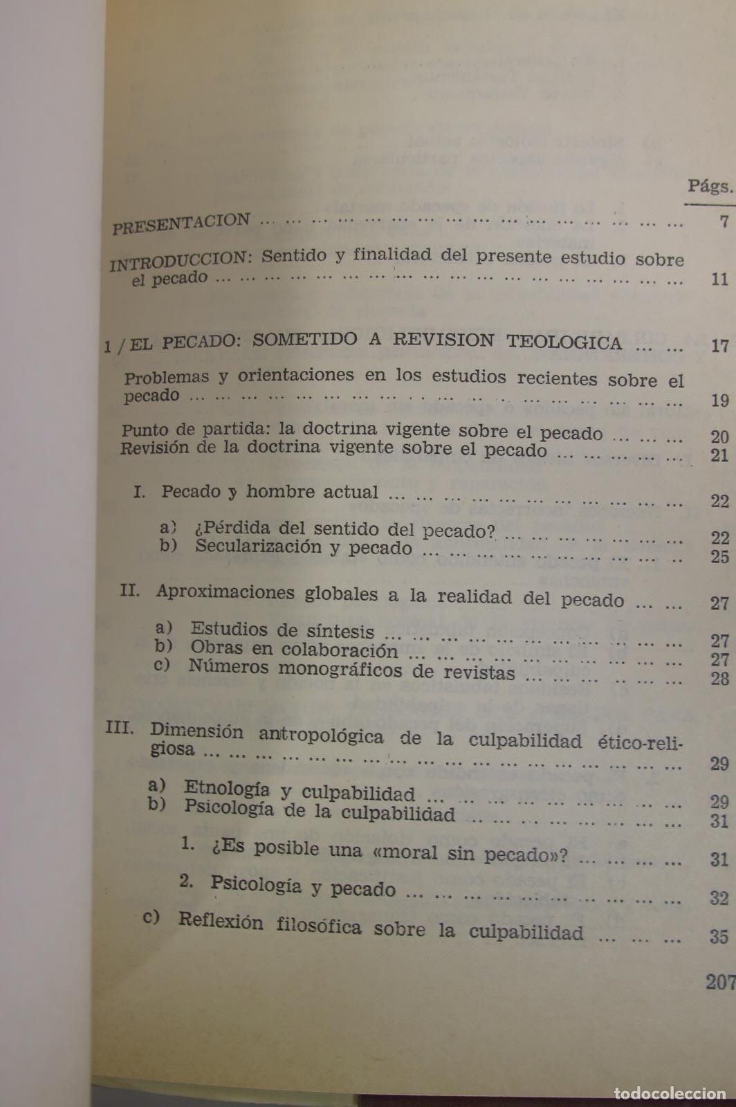 Libros de segunda mano: C&oacute;mo hablar del pecado hoy. VIDAL - Foto 2