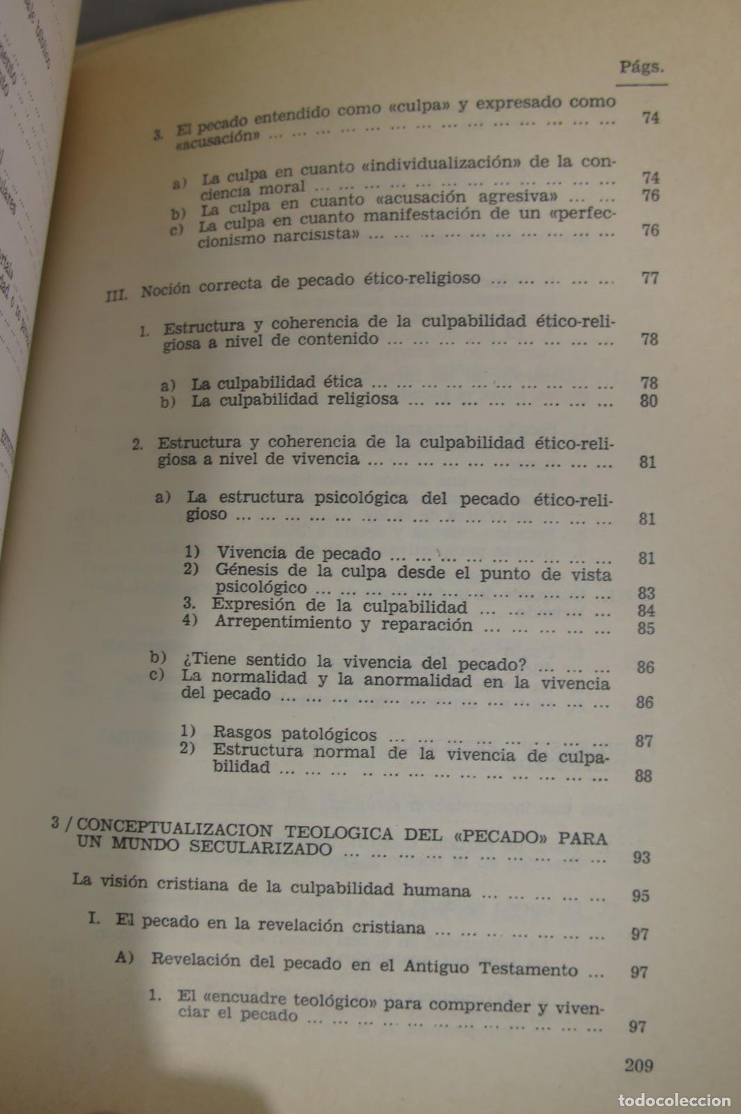 Libros de segunda mano: C&oacute;mo hablar del pecado hoy. VIDAL - Foto 4