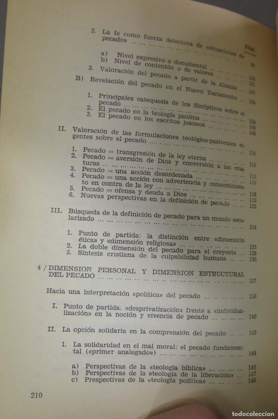 Libros de segunda mano: C&oacute;mo hablar del pecado hoy. VIDAL - Foto 5