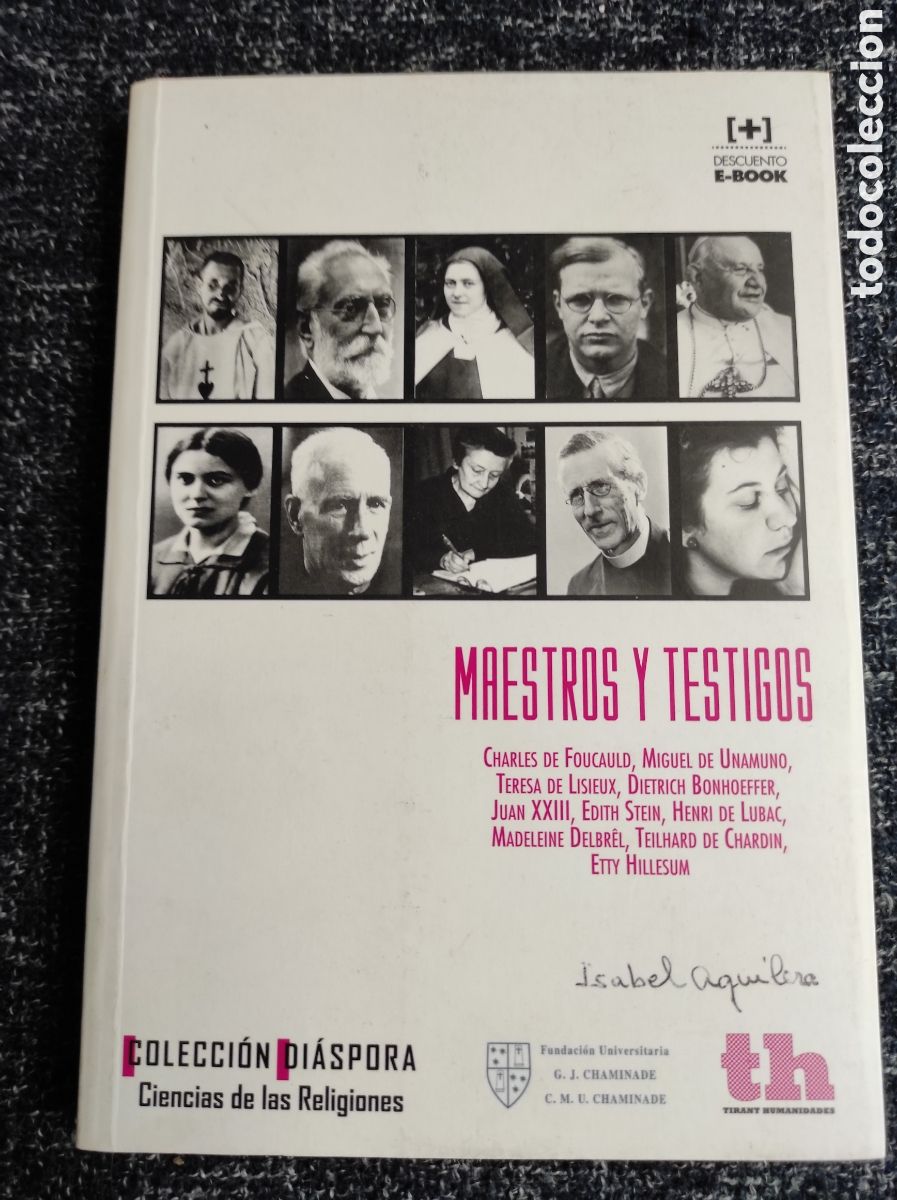 Gebrauchte B&uuml;cher: MAESTROS Y TESTIGOS, COLECCION DIASPORA CIENCIAS DE LAS RELIGIONES