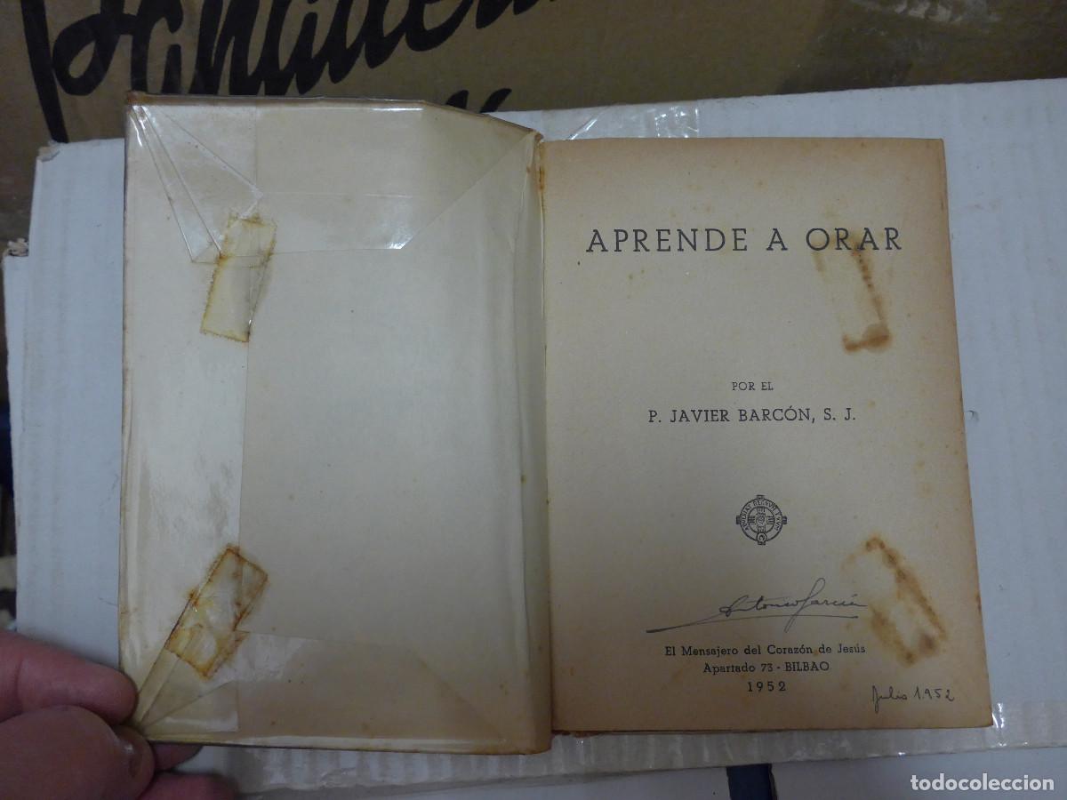 Libros de segunda mano: APRENDE A ORAR - P. JAVIER BARCON - Foto 3