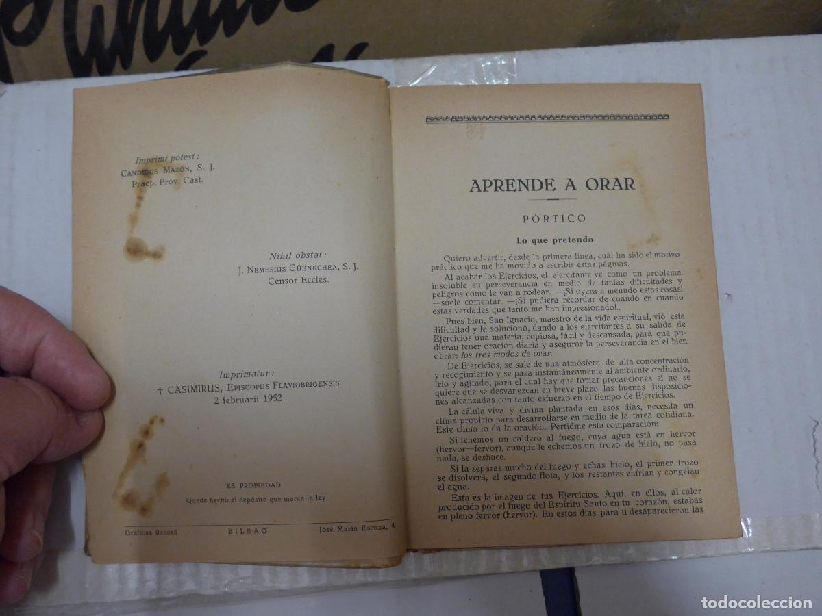 Libros de segunda mano: APRENDE A ORAR - P. JAVIER BARCON - Foto 4