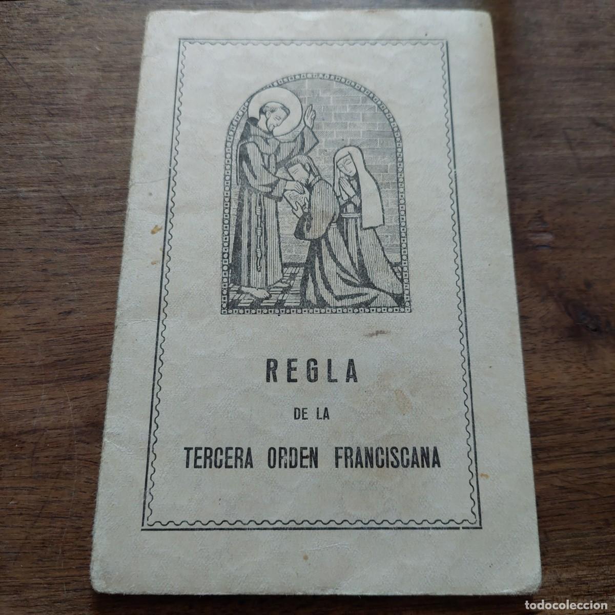 Libros de segunda mano: Regla de la tercera orden Frasciscana 1939