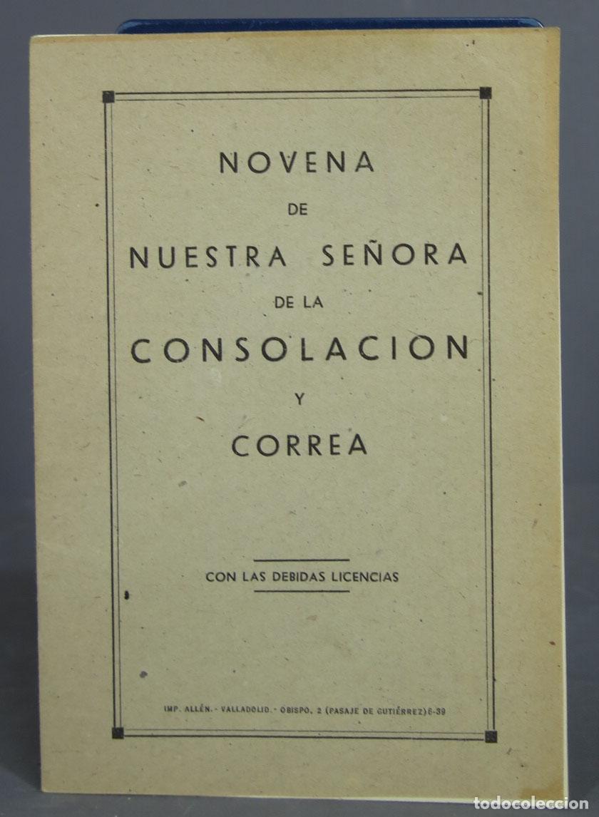 Libros de segunda mano: Novena de Nuestra Se&ntilde;ora de la Consolaci&oacute;n y Correa