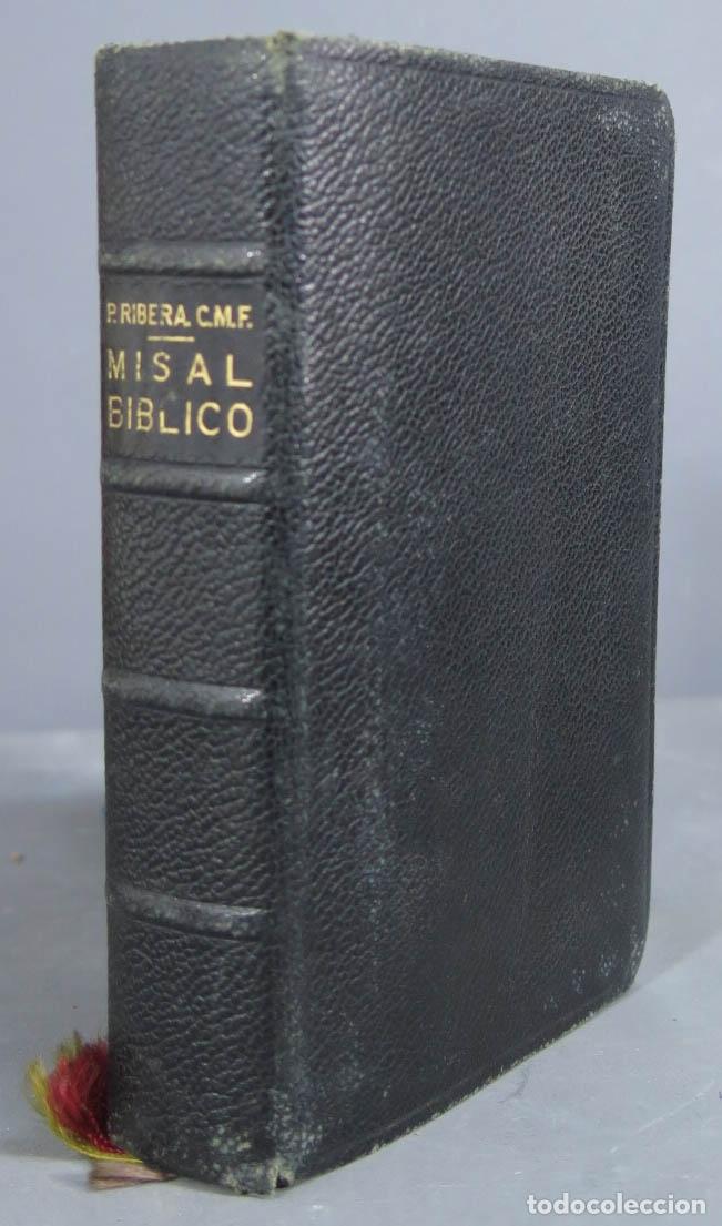 Libros de segunda mano: MISAL BIBLICO. P.LUIS RIBERA, SJ. 1966 - Foto 1