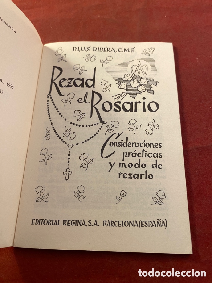 Libros de segunda mano: REZAD EL ROSARIO - Foto 2