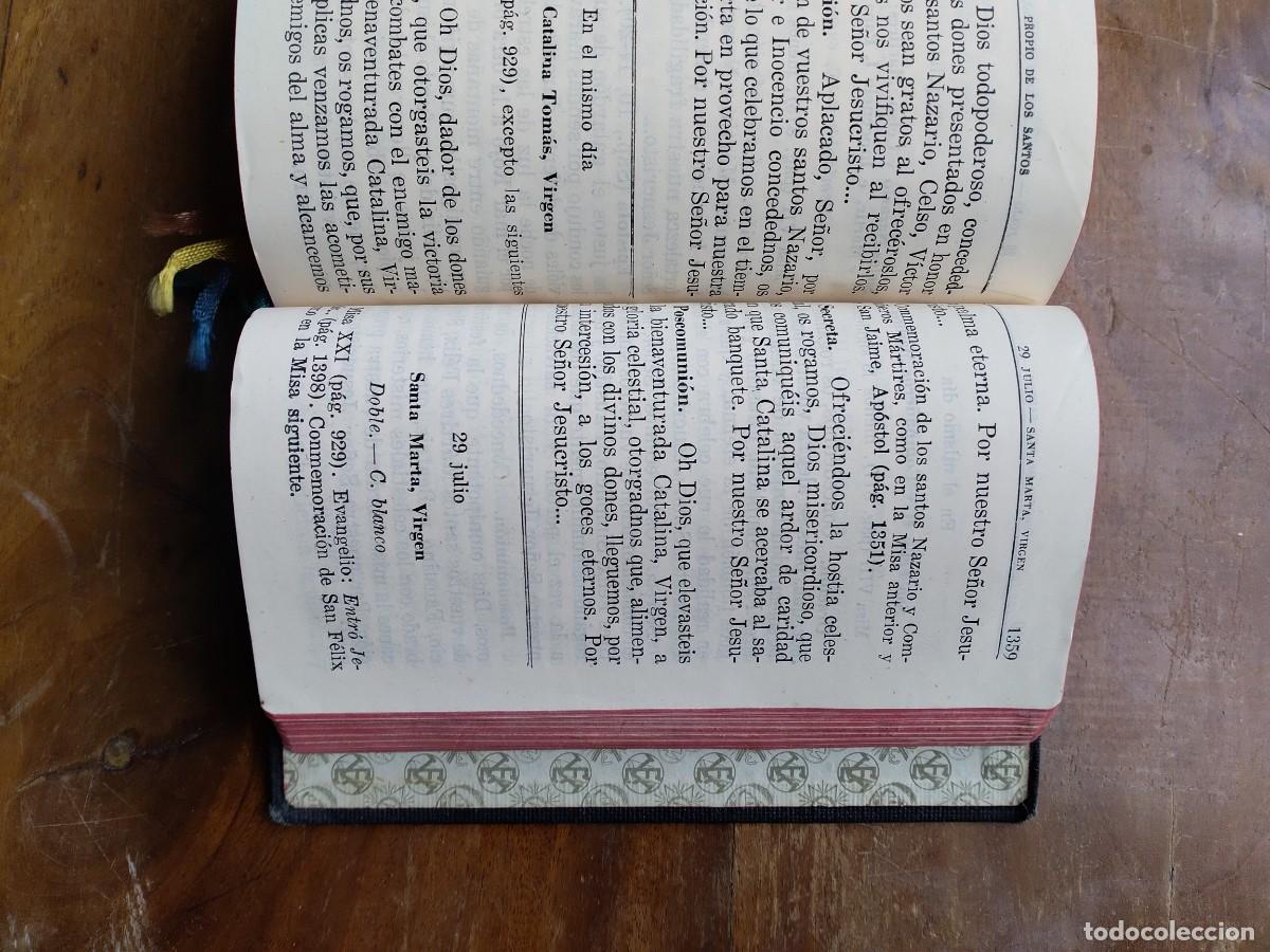 Libros de segunda mano: Misal romano 1953 - Foto 7
