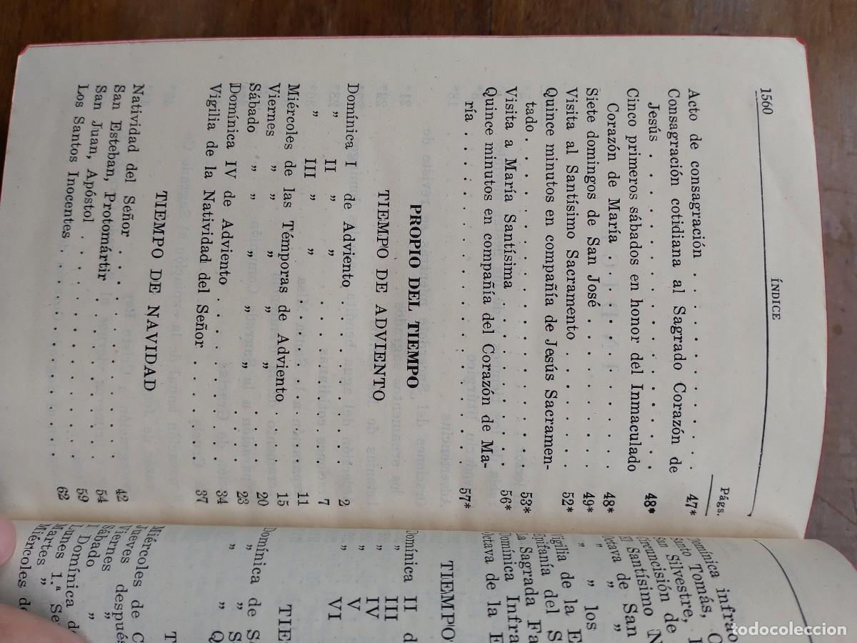 Libros de segunda mano: Misal romano 1953 - Foto 9