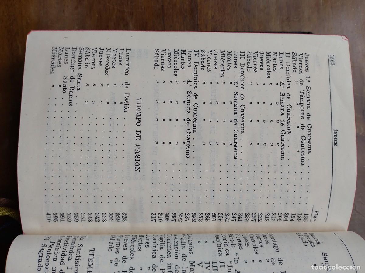Libros de segunda mano: Misal romano 1953 - Foto 11