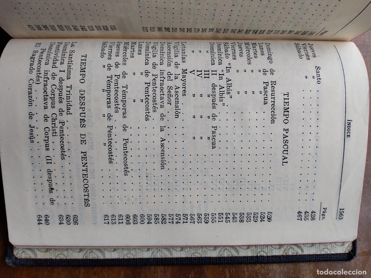 Libros de segunda mano: Misal romano 1953 - Foto 12