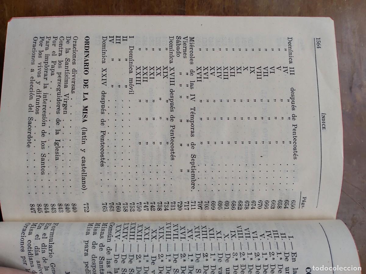 Libros de segunda mano: Misal romano 1953 - Foto 13