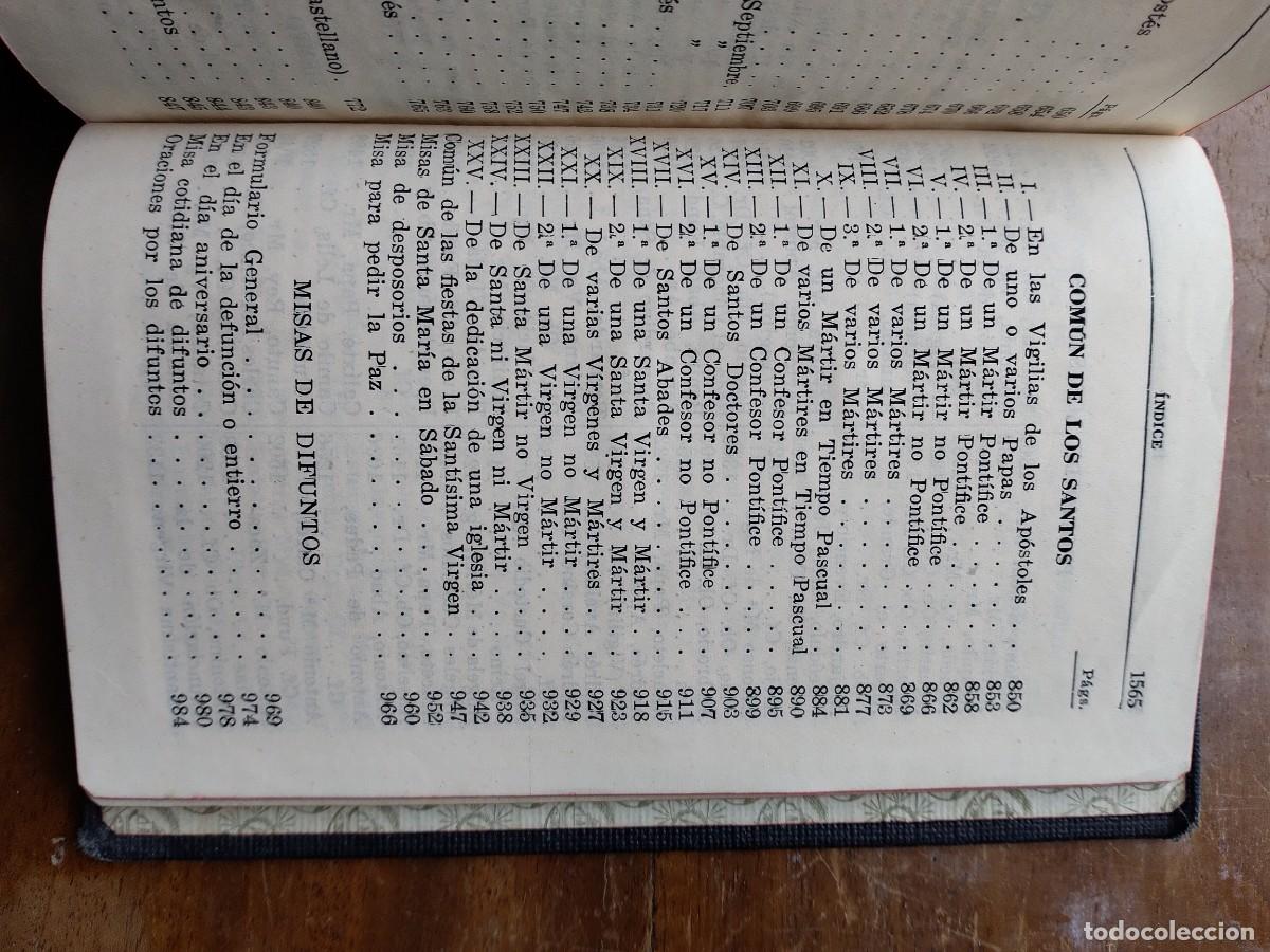 Libros de segunda mano: Misal romano 1953 - Foto 15