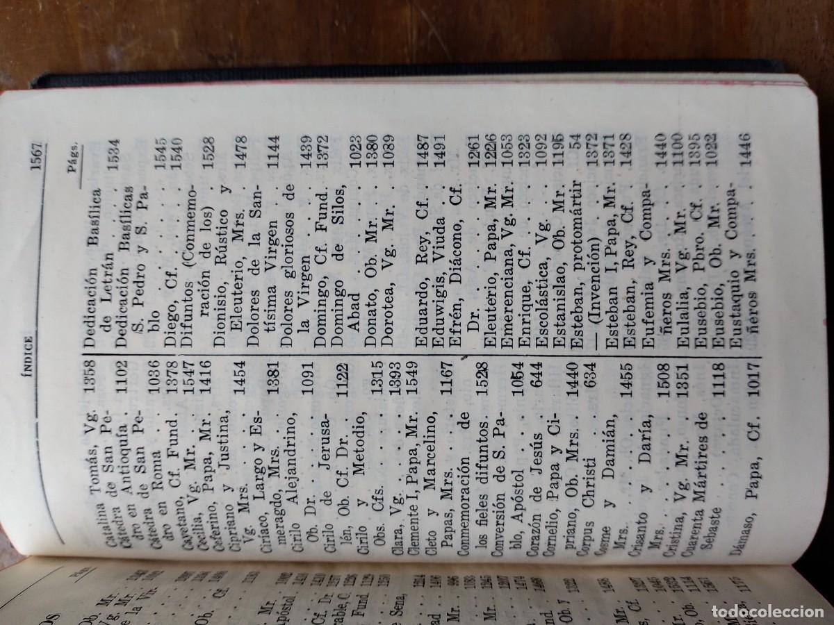 Libros de segunda mano: Misal romano 1953 - Foto 17