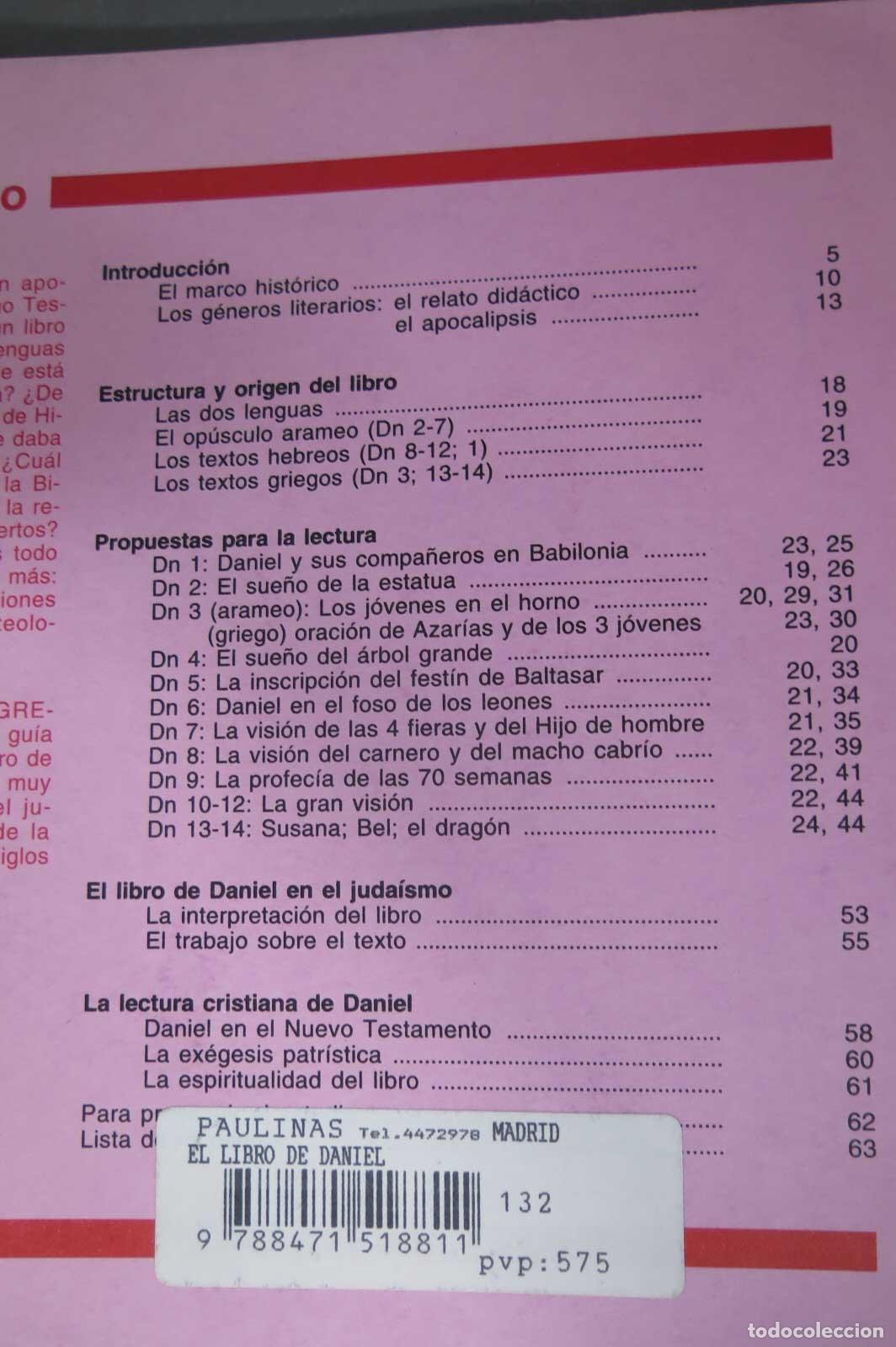 Libros de segunda mano: El libro de Daniel. Pierre Grelot - Foto 2