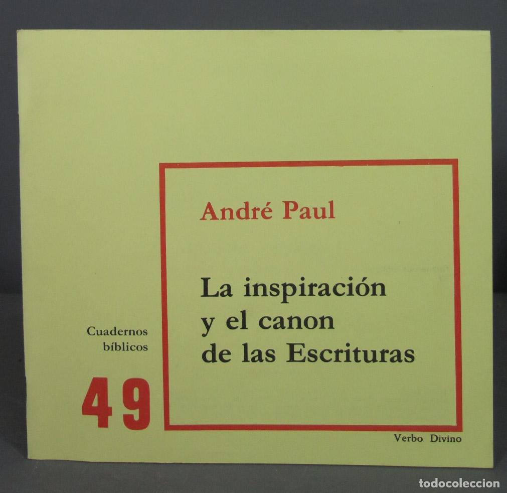 Libri di seconda mano: LA INSPIRACION Y EL CANON DE LAS ESCRITURAS