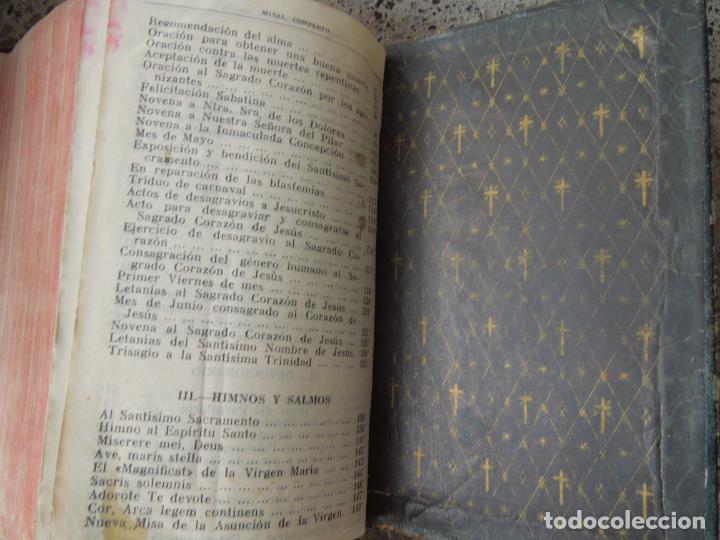 Libros de segunda mano: MISAL COMPLETO - V. MOLINA S.J.. - Foto 4