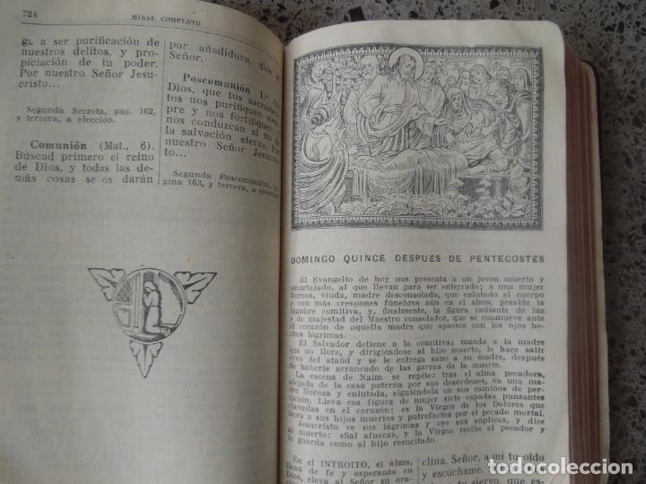 Libros de segunda mano: MISAL COMPLETO - V. MOLINA S.J.. - Foto 5