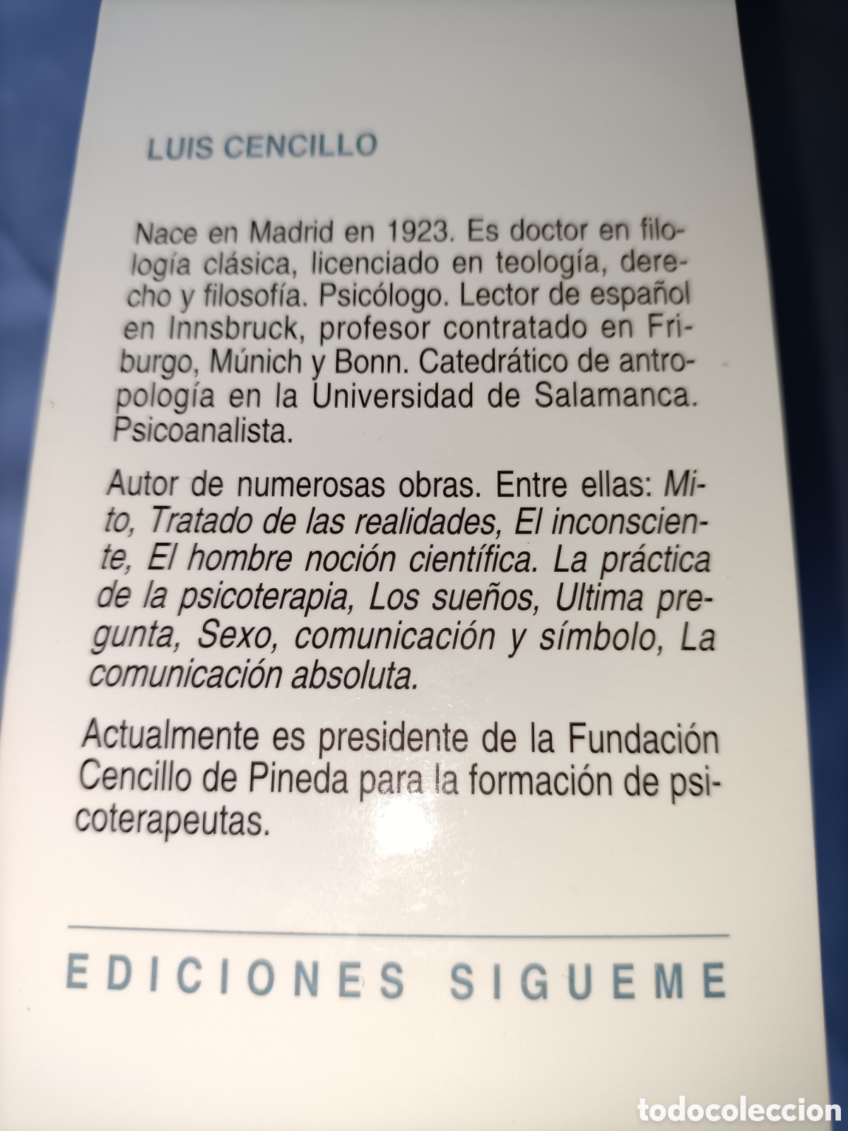 Libros de segunda mano: Psicolog&iacute;a de la fe. Luis Cencillo. - Foto 3