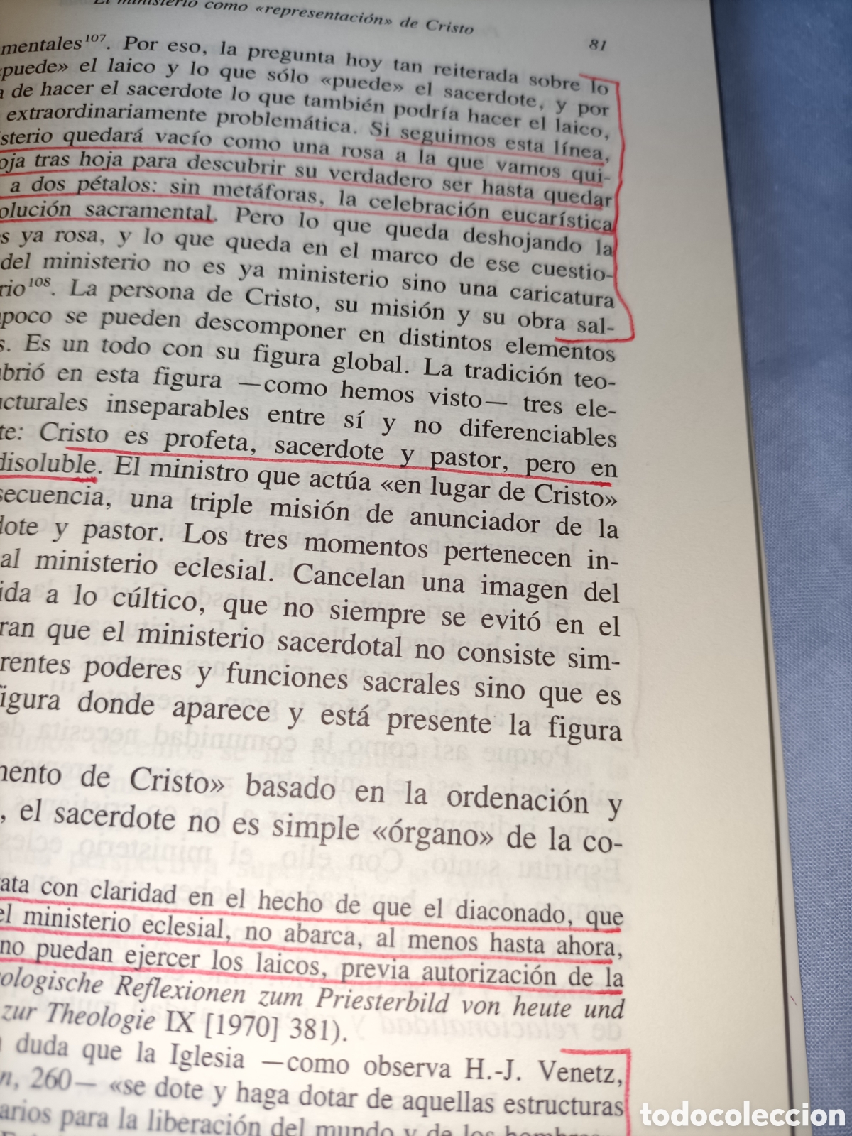 Libros de segunda mano: Ser sacerdote. Gisbert Greshake. - Foto 4