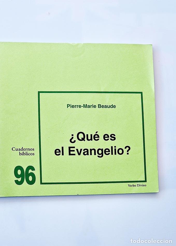 Libri di seconda mano: QU&Eacute; ES EL EVANGELIO?. Cuadernos b&iacute;blicos 96 - BEAUDE, Pierre Marie