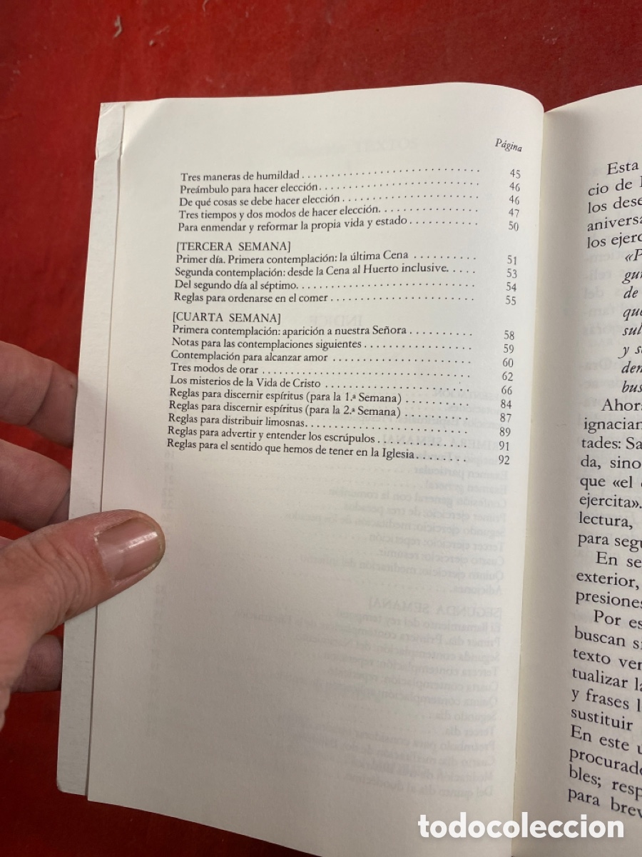 Libros de segunda mano: EJERCICIOS ESPIRITUALES - Foto 3