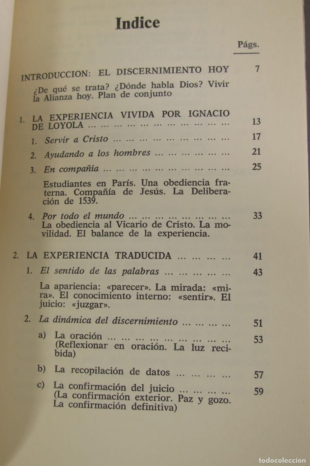 Libros de segunda mano: El discernimiento espiritual. FUTRELL, SJ - Foto 2