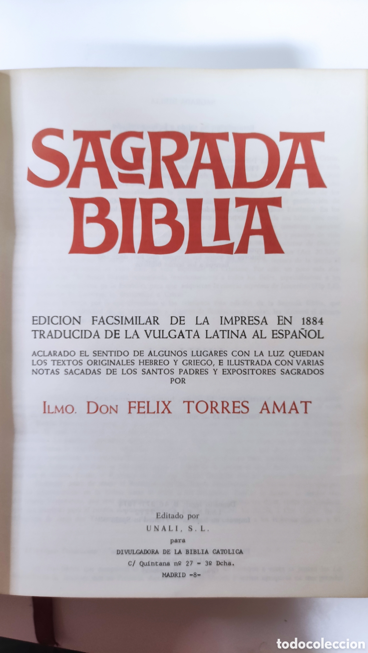 Libros de segunda mano: Sagrada Biblia gran formato - Foto 6