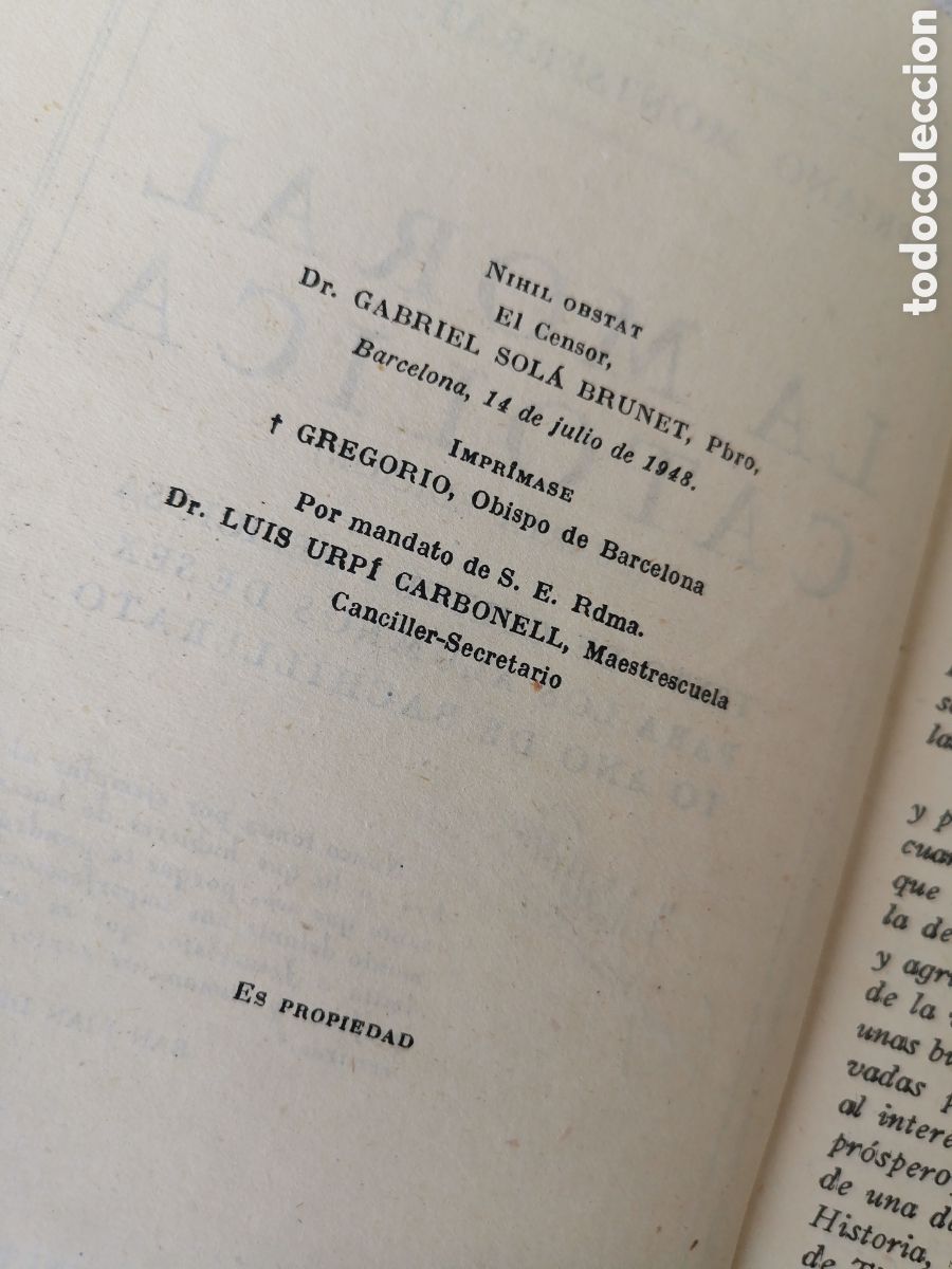 Libros de segunda mano: Antiguo libro LA MORAL CAT&Oacute;LICA - Foto 4
